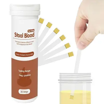 Sânge Oculte Fecale Kit De Testare De 30 De Coli Analiza Benzi De Hârtie Pentru Monitorizarea Sânge Oculte Fecale Corecte În Condiții De Siguranță Și Rapid Analizor