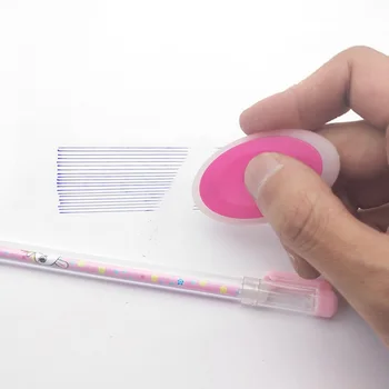 10buc Formă Ovală Eraser pentru Neutru Pen Școală de Cauciuc Erasable Stilou Amuzant Papetărie, materiale de Birou, Accesorii