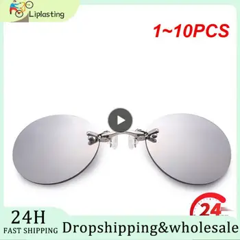 1~10BUC Personalizate Clip Pe Nas ochelari de Soare Matrix Morpheus fără ramă de ochelari de Soare Barbati Femei Designer de Brand Uri Populare Ochelari
