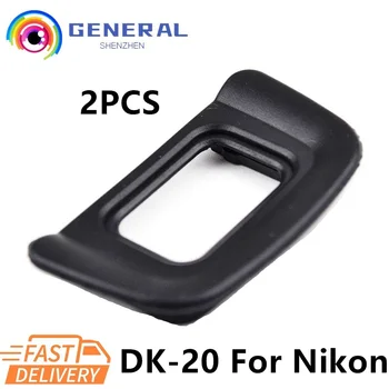 2x capac Ocular DK-20 Ochi Cupa bucată Ocular Vizor Dioptriilor Vizorului Cauciuc Siliconic Cadru pentru Nikon SLR D3000 D3100 D3200