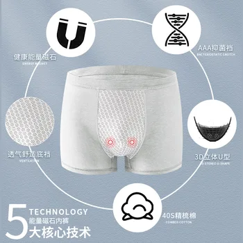 2023 Lenjerie pentru Bărbați Plus de sex Masculin Mare pantaloni Scurți din Bumbac Antibacterian Material Moale Confortabil Respirabil Chiloți Marca Mens Trunchiuri