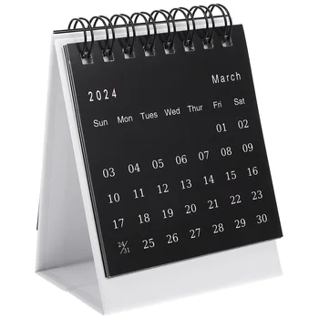 Decor Calendar De Birou Mini 2024 Desktop 2023 Mici 2023-2024 În Picioare Flip Hârtie Miniatură Birou