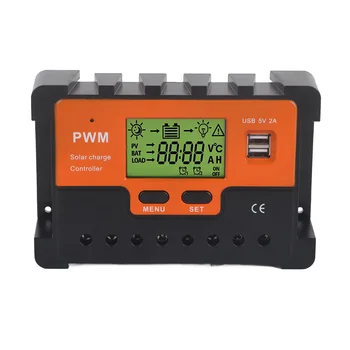 PWM Solar Controler de Încărcare 3 Etapa Solare Regulator de incarcare 12V 24V 48V pentru Acasă Generarea de Energie