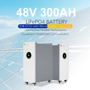 felicity solare 51,2 v 48v 300ah powerwall 16 byd solare lifepo4 baterii litiu-ion pack cu bms