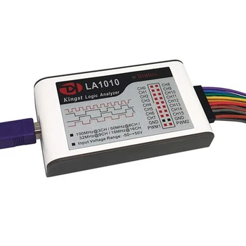 LA1010 Analizor Logic USB Cu 16 Canale de Intrare 100Mhz Cu limba engleză PC Software-ul Handheld Instrument,Suport pentru Windows