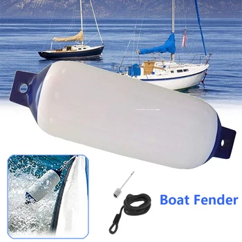 Barca Gonflabila Bara Marin Barca Fender PVC Barca Geamandura Yacht Aripile, Barele de Protecție UV cu Nervuri Bara Barca Accesorii