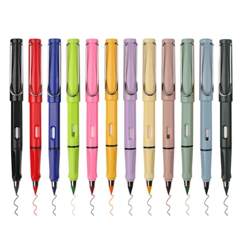 12pcs pentru Totdeauna Creioane Colorate Set, 0,5 mm pentru Totdeauna Creioane cu Radiera, Infinity Creioane, Inkless Creioane Creioane Colorate, Pentru Copil