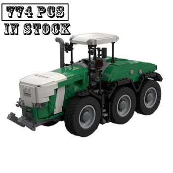 2021 NOI case IH tractoare agricole Fendt Trisix Vario Bloc MOC-83784 camion de asamblare model de jucărie băiat ziua de nastere cadouri