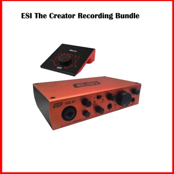 ESI Creatorul de Înregistrare Pachet U22 XT 2x2 USB-B Interfață Audio + MoCo Monitor Pasiv Controller