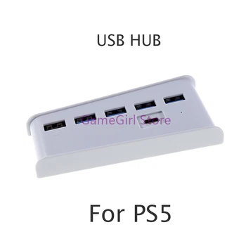 1 buc HUB USB 6 in 1 USB 3.0 Splitter Expander de Mare Viteză Hub Adaptor cu 5 USB A + 1 C USB Porturi pentru PlayStation 5 PS5 Consola