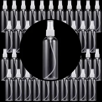100BUC 10/15/20/30/50/60ML en-Gros de Călătorie Transparent de Plastic Mic Ceață Fină Cosmetice Spray Goale Sticle Returnabile Vrac