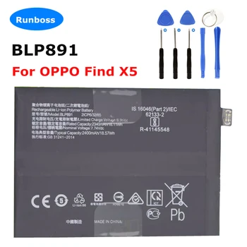 Nou Original 4800mAh BLP891 Pentru OPPO find X5 FindX5 Baterie de Telefon Mobil