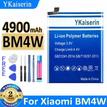 YKaiserin Baterie BM4W BN53 Pentru Xiaomi Redmi nota 9 Pro note9 Pro 5G Bateria