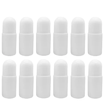 12pcs 50ML de Plastic, Sticle cu Role pentru Uleiuri Esențiale Gol Reîncărcabile Rola pe Sticle Reutilizabile etanșe DIY Deodorant
