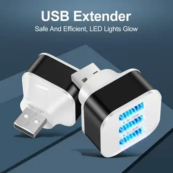 Port Sloturi USB Hub Adaptor USB 3in1 Multiple USB 2.0 Interfață de Intrare Auto USB Extender Electronice Auto Accesorii