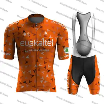 2023 Euskaltel Ciclism Jersey Seturi De Îmbrăcăminte De Biciclete Rapid Drum Uscat Ciclism Tricou Respirabil Ropa Ciclismo