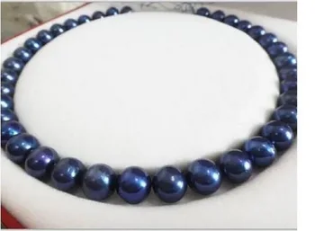 Noi AAA10-11mm Natural Veritabil Negru south sea pearl colier aur 14k bijuterii fine