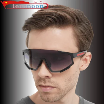 Supradimensionate Clasic pentru Bărbați ochelari de Soare Femei de Moda in aer liber Design de Brand Windproof Ochelari de Soare Sport Scut Cadru Mare de sex Masculin UV400