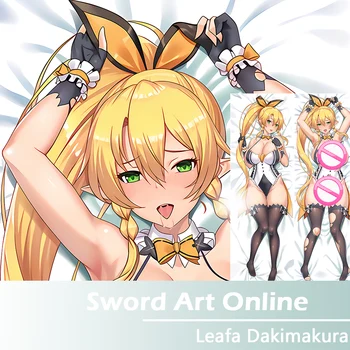 Sword Art Online Leafa Dakimakura Otaku Lenjerie De Pat Fata De Perna Personaliza Desene Animate Anime Joc Îmbrățișează Corpul Pernă Acoperă
