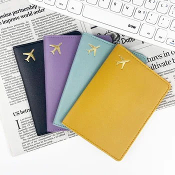 Premium Piele Îngroșată Deținător de Pașaport Acoperă Caz de Călătorie Portabil, Impermeabil Carte de IDENTITATE Deținător de Pașaport Folderul Documente Portofel