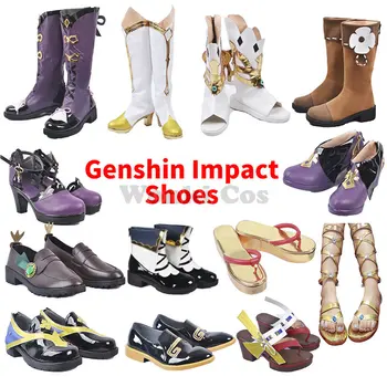 Genshin Impact Cosplay Pantofi Klee Hutao Raiden Shogun Loucypher Articolul A Fost Adăugat Keqing Dori Yunjin Zhongli Cosplay Pantofi Accesorii