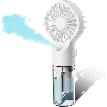 Portabil Tăcut Umidificare Masa de Birou Mic Ventilator Mut Spray Ventilator USB Reîncărcabilă Portabile Fan Mini Birou Mut de Încărcare USB