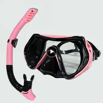 2021 NOI Scufundări Masca Fata Complet Subacvatice, Echipamente de Snorkeling Stilul Uscat Tub Set Anti-Ceață Ochelari se arunca cu capul Adânc Ochelari