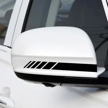 Oglinda Retrovizoare auto Autocolante Side Stripe DIY Decal Pentru Volkswagen golf passat polo, Tiguan Beetle Bora jetta Gol Cruce CC T5