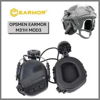 OPSMEN EARMOR M31H MOD3 Tactice Căști de Anulare a Zgomotului de Protecție a Auzului Softair Aviației Căști pentru RAPID MT Helmets
