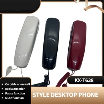 Cu fir, Telefon Fix Telefon Fix cu Mute Redial Perete Telefon Mini KXT638