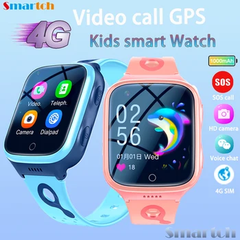 2023 Nou 4G Copii Ceas Inteligent Camera SOS Impermeabil GPS WIFI Apel Video Monitor Tracker Localizare LBS Copii Ceas Smartwatch