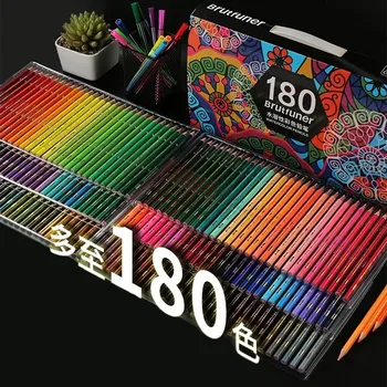 Brutfuner 48/72/120/160/180 Colorate Profesionale Ulei De Creioane Colorate Set Vopsea Acuarelă Set Pentru Copii Artisti Incepatori Art Suppl