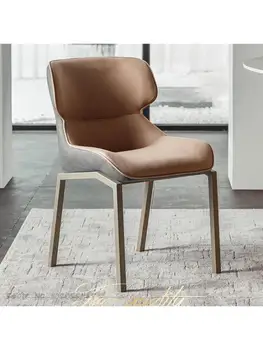 Nordic light lux scaun de luat masa acasă spătarul tehnologiei moderne pânză de birou scaun de designer high-end machiaj masă și scaun net