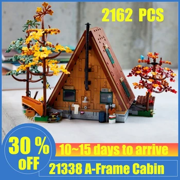 2162 BUC O - Rama Cabină Pădure Casa Compatibile 21338 Blocuri City Street View Constructii Model pentru Adulti, Jucarii Copii