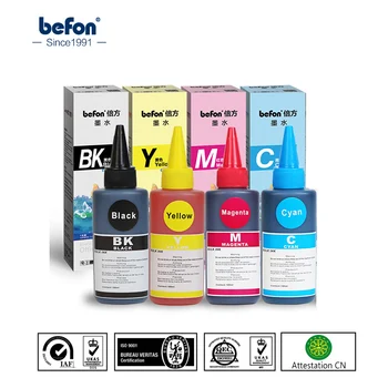 befon Universal Cerneala Refill Kit Compatibil pentru Epson Canon, Hp, Kodak, Lexmark Cartus Cerneala CISS Dell Inkjet Printer 100ml Cerneala Dye