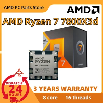 Noi Arrivial R7 Processador AMD RYZEN 7 7800X3D Cutie Novo CPU 8-Core Cip Integrat 5NM AM5 Fără Ventilator