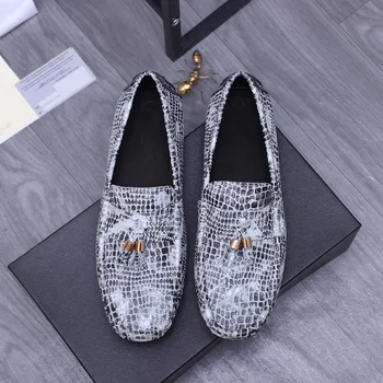 2023 Nou de Lux pentru Barbati din Piele Pantofi de Designer de Înaltă Calitate Pantofi Mocasini Barbati Business Casual Elegant Stil Britanic Pantofi pentru Bărbați
