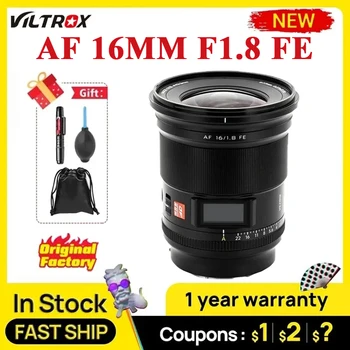VILTROX 16mm F1.8 FE aparat de Fotografiat Obiectiv Full Frame f/1.8 la f/22 Unghi Larg Ultra Rapid STM Autofocus Motor pentru Sony ZV-E1 A7RV