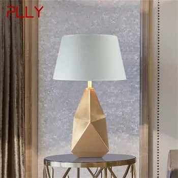 PLLY Moderne de Masă Lampă de Bronz de Birou LED-uri de Lumină Creative Design Decorativ pentru Casa Dormitor, sufragerie, Birou
