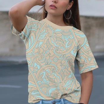 Sport femei T-Shirt pentru Femei Îmbrăcăminte de Vară de Top 3D Imprimate Maneci Scurte Casual de Funcționare Supradimensionate T-Shirt