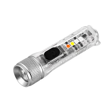 Mini T20 Lanterna LED Portabil cu Lumina de Lucru USB Reîncărcabilă Lampă Magnetică Avertizare Camping Lanterna