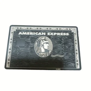 Gravate cu Laser de Metal Card de Credit Premium Personalizate Bandă Magnetică, Cip Slot Gravat Membru Banca Cardul de Suport de imprimare pe