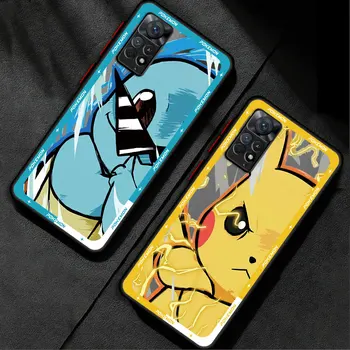Lightning P-Pikachus Gengar Mat Telefon Caz pentru Redmi Notă 12S 11Pro 8 9 K40 8t 10S A1 9 12 5G 12C 11ProPlus la Șocuri Cazuri
