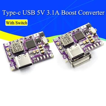 De tip C USB 5V 3.1 a Stimula Convertor Step-Up Modul de Putere IP5310 Mobile Power Bank Accesorii Cu Comutator LED Indicator de Tip C