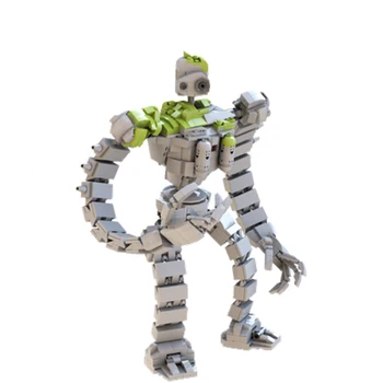 MOC limba laputana Robot Bloc Kit Castel în cer Personaj Soldat Brickheadz Caramida Model DIY Aniversare pentru Copii Jucarii