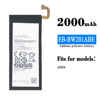 Orginal Baterie BW201ABE / EB-BW201ABE pentru Samsung W2016 Baterii de Telefon cu Instrumente 2000mAh / comentarii: 7,7 Wh