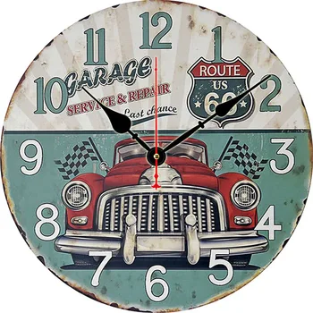 Fierbinte de vânzare decorative retro ceas de perete 14 inch creative ceas personalizat de epocă ceas cu alarmă ceasuri de perete