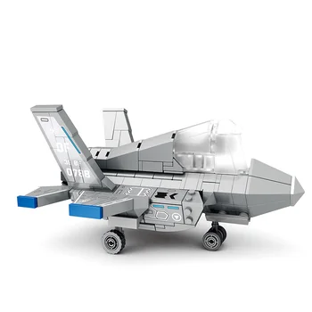 89008 monoloc Bord F-35 Luptator Model Decor Ansamblu de Puzzle Bloc Jucărie Cadou 498pcs drăguț versiune Q