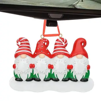 Mini Gnome Crăciun Ornamente de Perete Decor de Crăciun Gnome Familie Pomul de Crăciun Decor Rasina de Artizanat DIY Vacanță Gnome suedeză