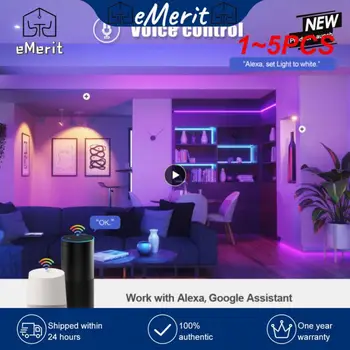 1~5PCS Tuya 15W WiFi Smart Home Bec E27 RGB LED Lampă Estompat cu Smart APP de Viață, Control Vocal pentru Start Google, Alexa